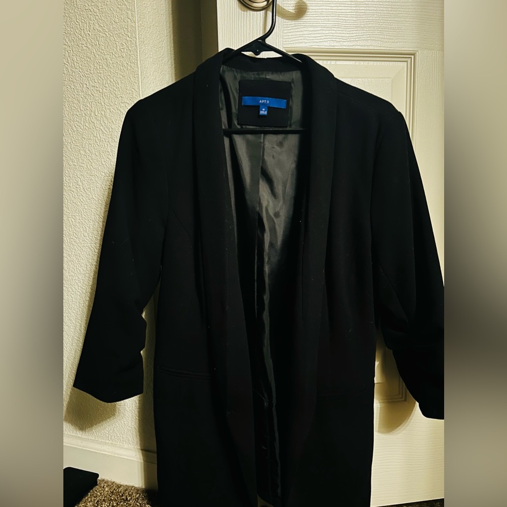 Black blazer, size M, brand APT.19
